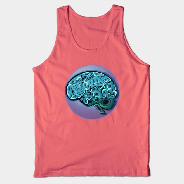 Brainy Tank Top by Zenferren